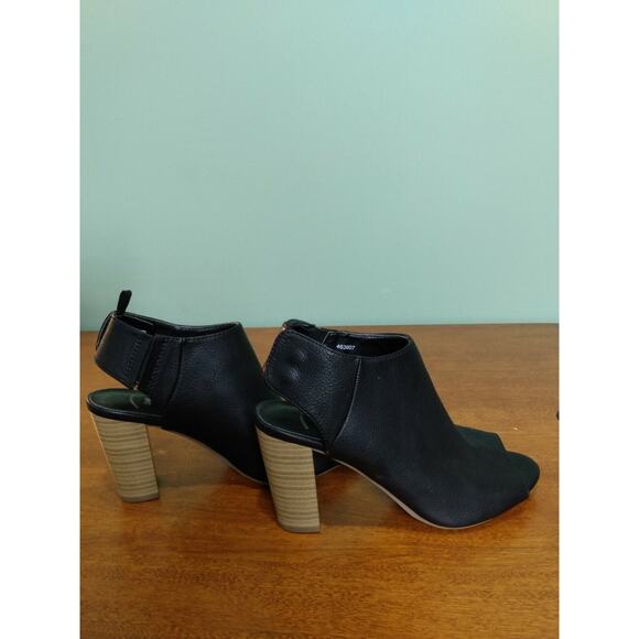 Gap Peep Toe Ankle Boots with Heel, Size 6 Black - Picture 3 of 7